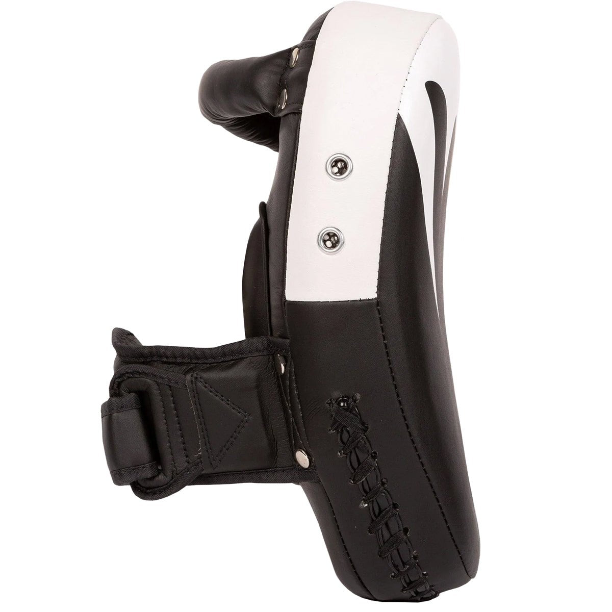 Venum Elite Small Kickboxing Pao Training Mitts - Black/White - Forza Sports