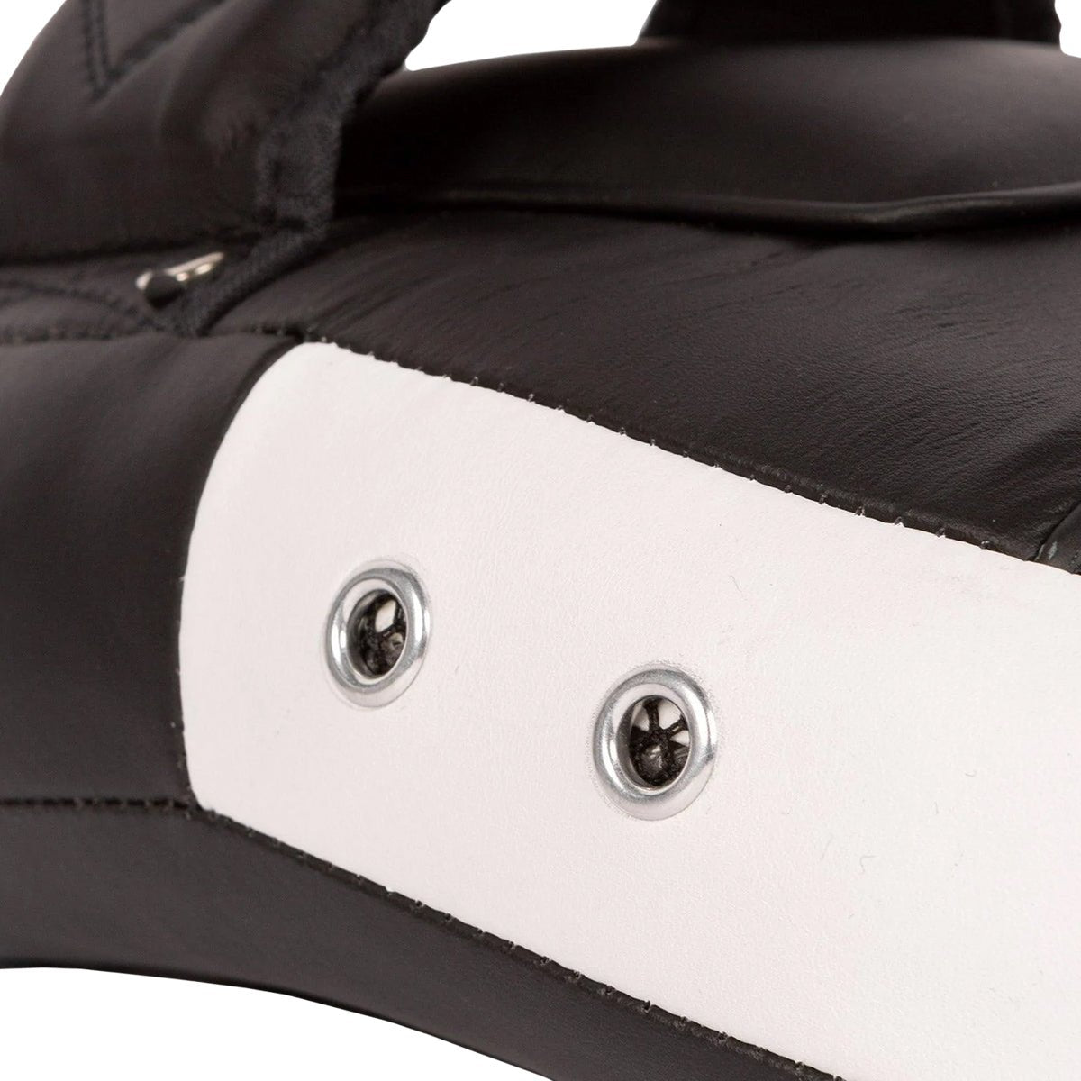 Venum Elite Small Kickboxing Pao Training Mitts - Black/White - Forza Sports