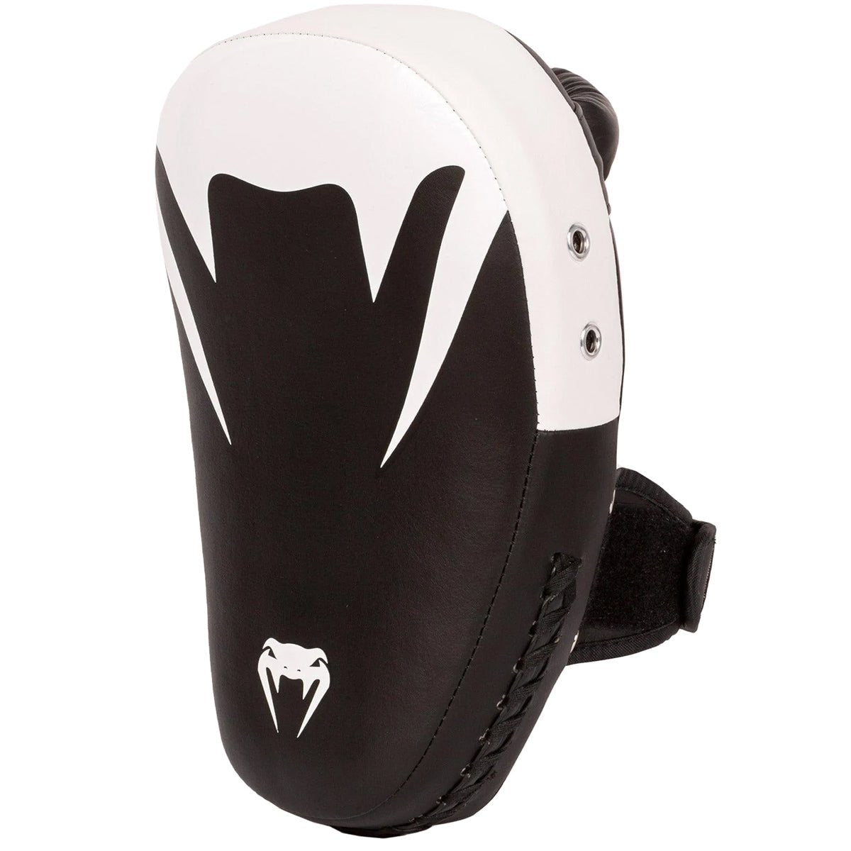 Venum Elite Small Kickboxing Pao Training Mitts - Black/White - Forza Sports