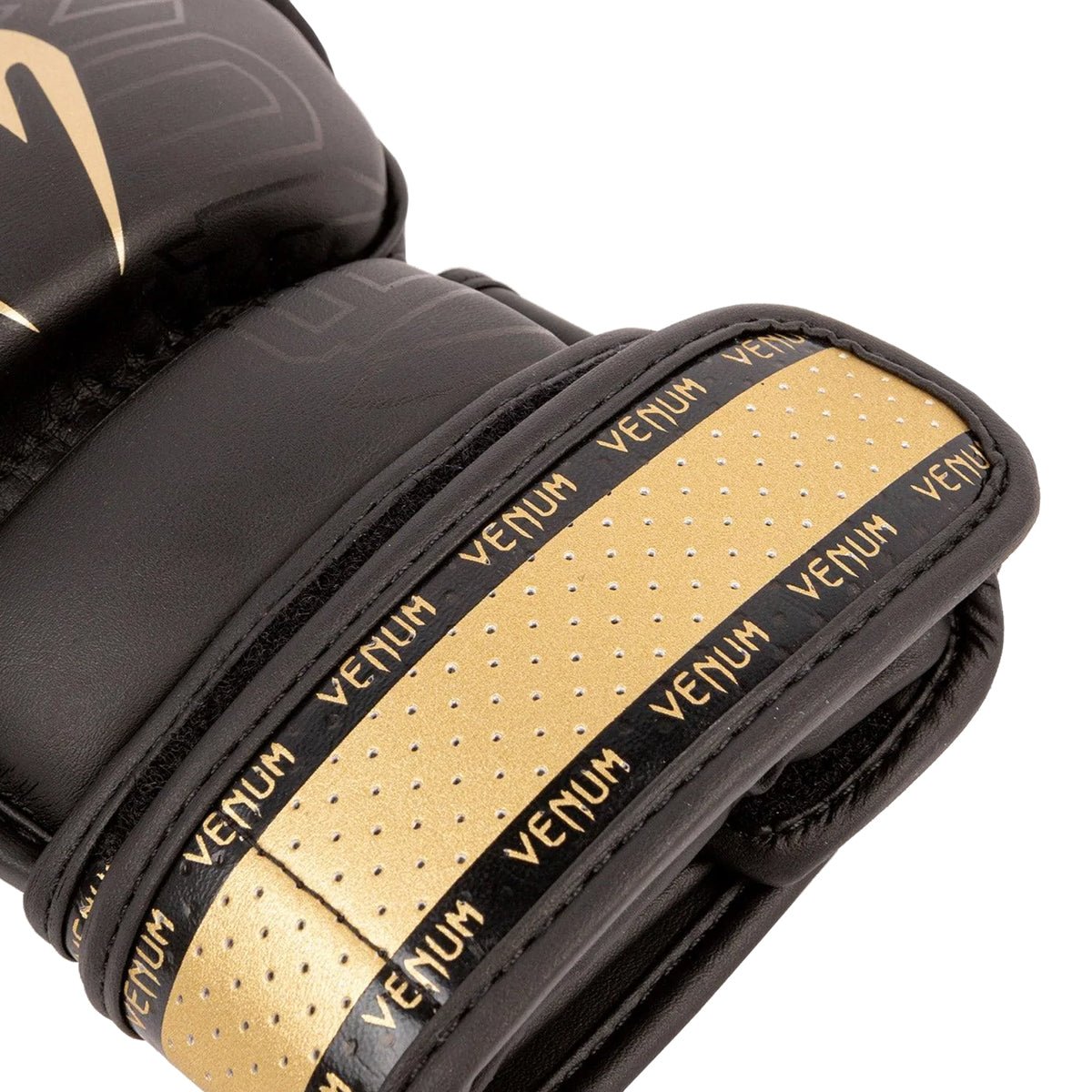 Venum Impact 2.0 Hook and Loop MMA Gloves - Black/Gold - Forza Sports