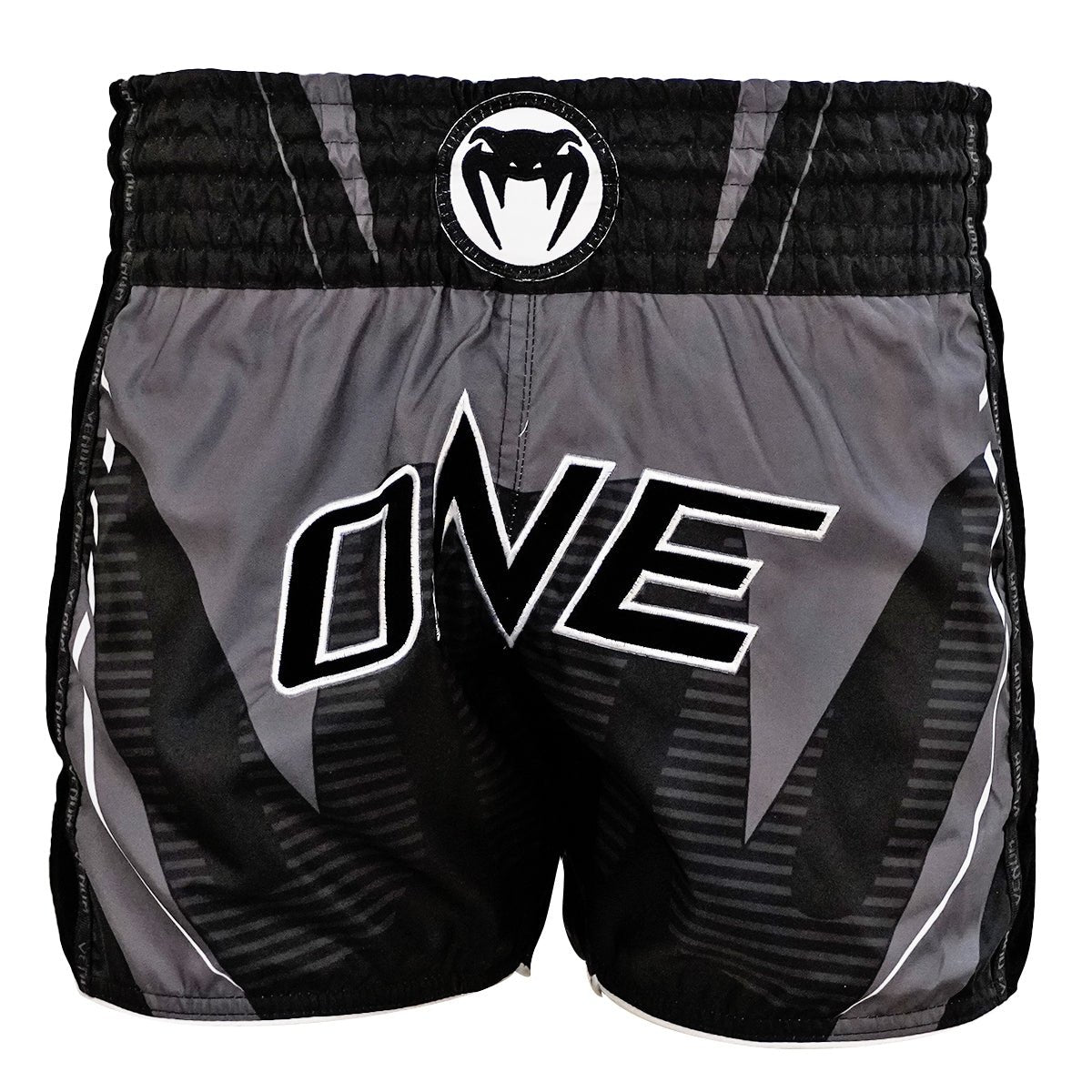 Venum One FC 3.0 Muay Thai Shorts - Black/White - Forza Sports