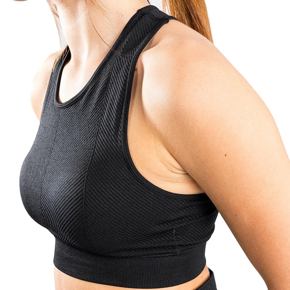 Venum Sparring Seamless Sports Bra - Black - Forza Sports