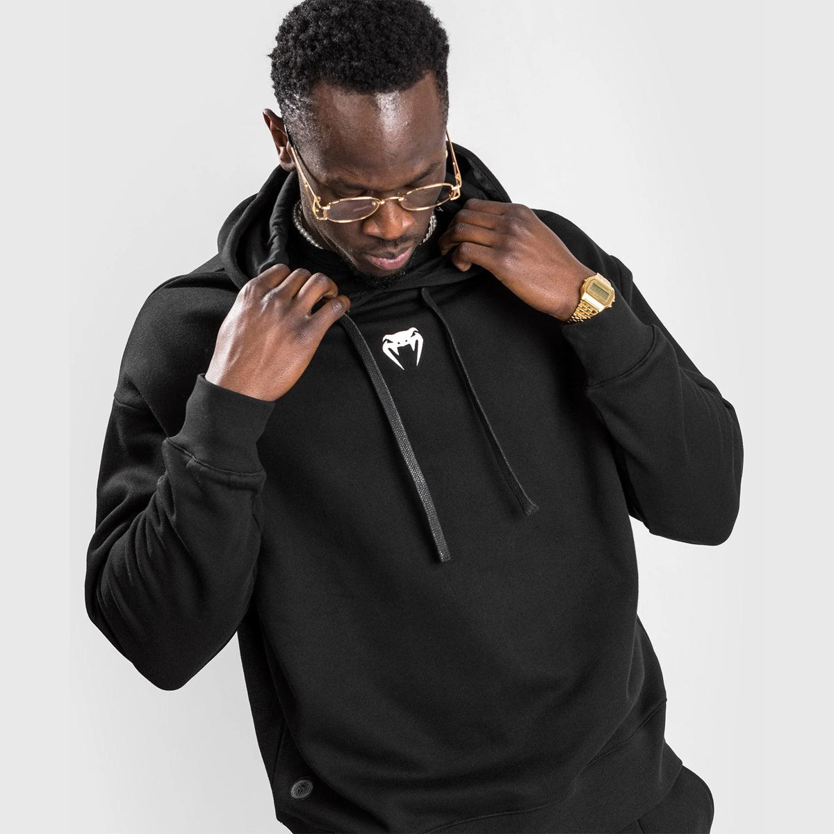 Venum Vortex XL Pullover Hoodie - Black - Forza Sports