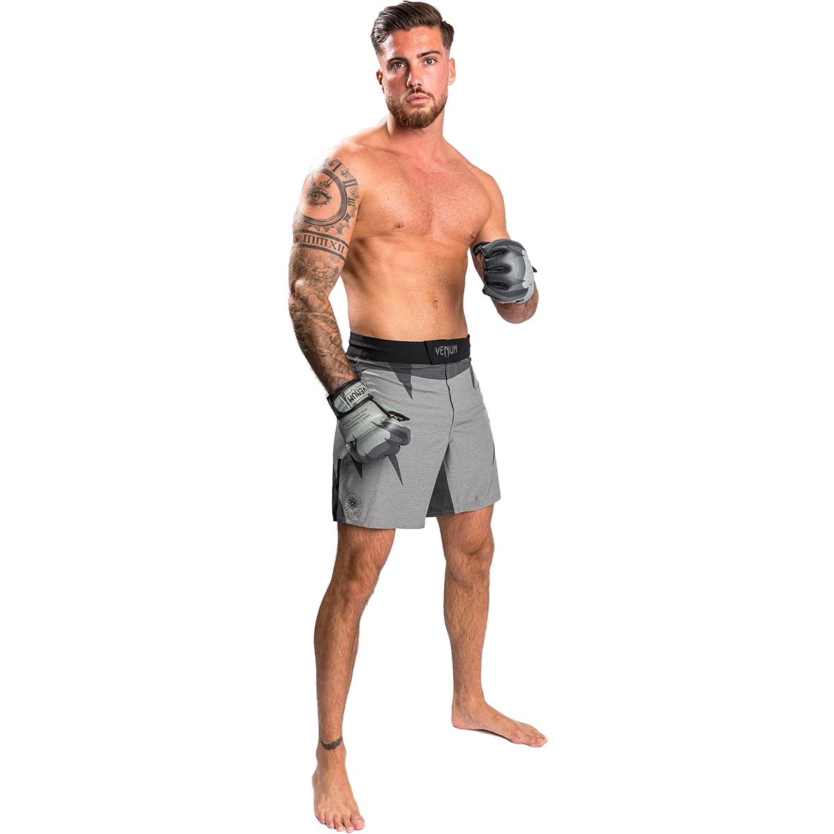 Venum Stone MMA Fight Shorts - Mineral Green - Forza Sports