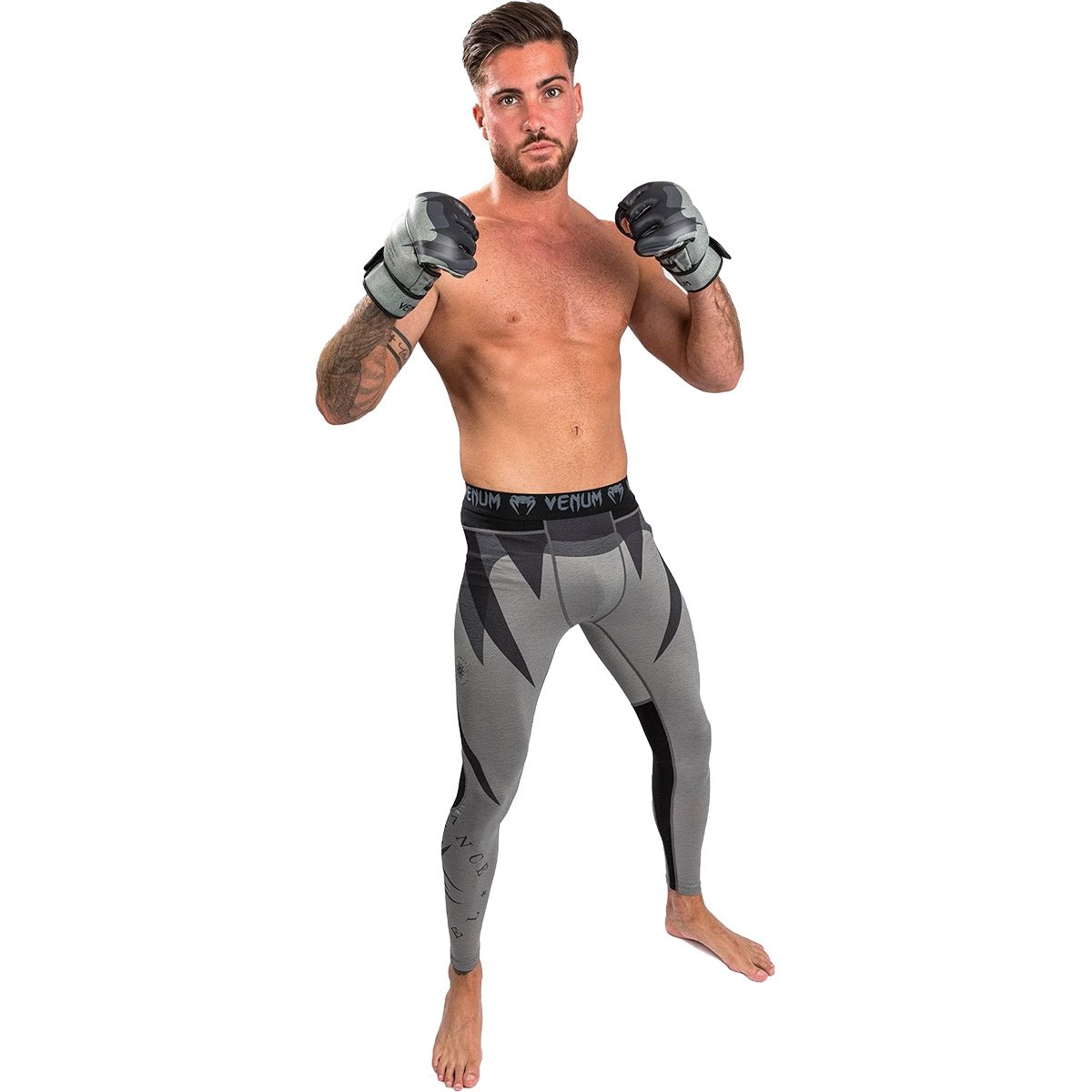 Venum Stone Compression Spats - Mineral Green - Forza Sports