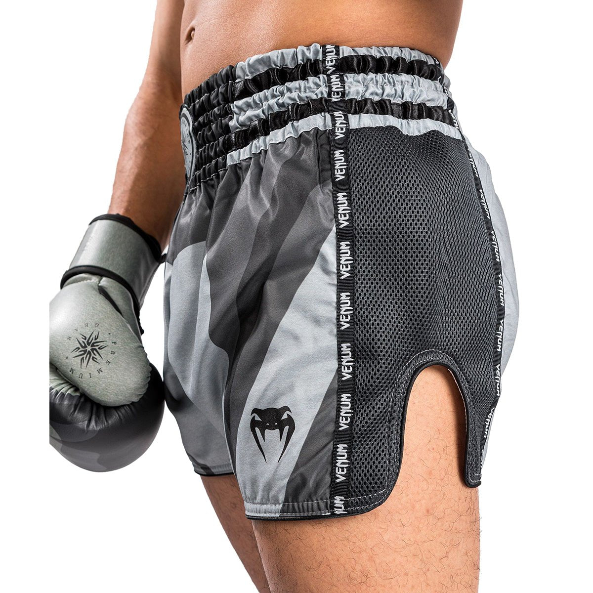 Venum Stone Muay Thai Shorts - Mineral Green - Forza Sports
