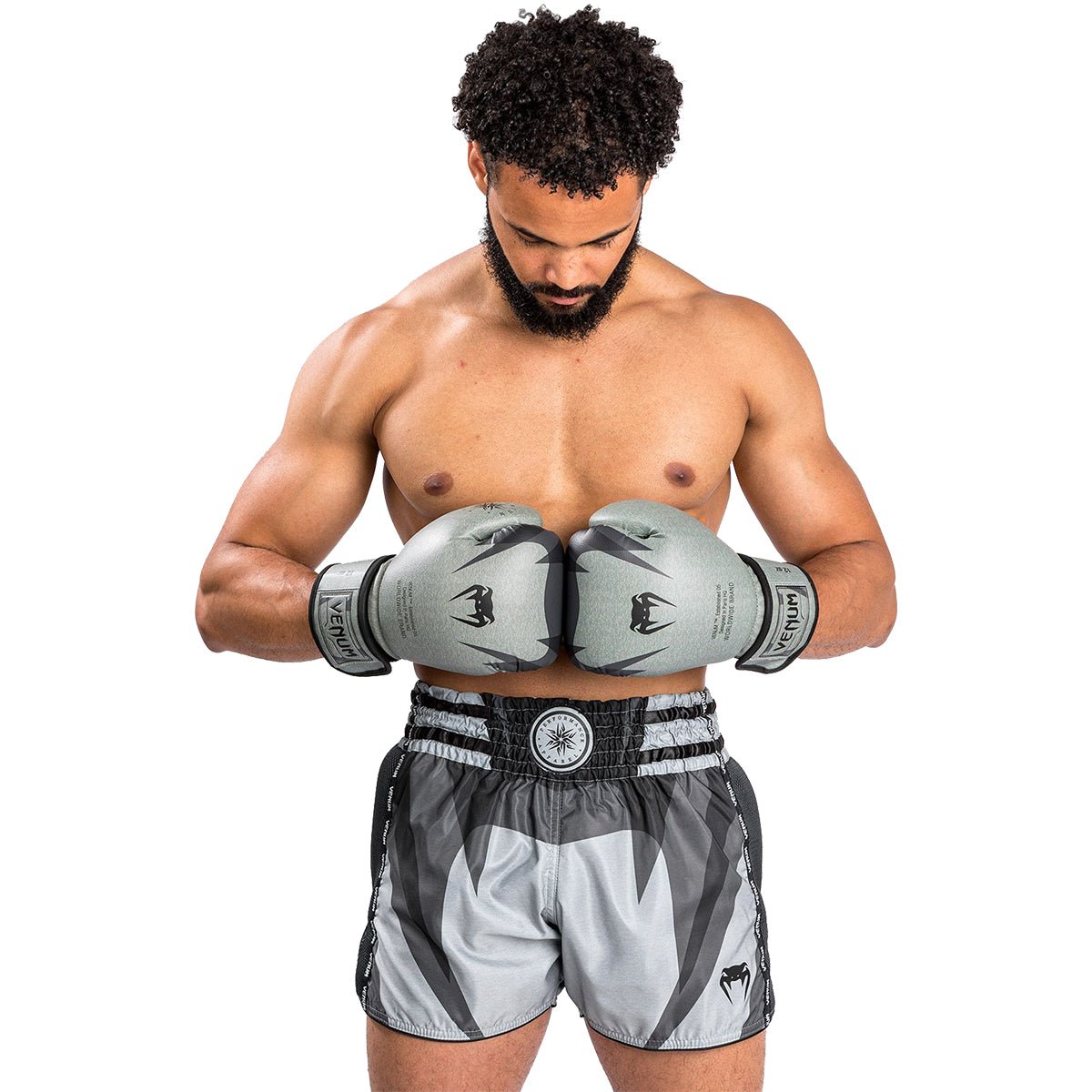 Venum Stone Muay Thai Shorts - Mineral Green - Forza Sports