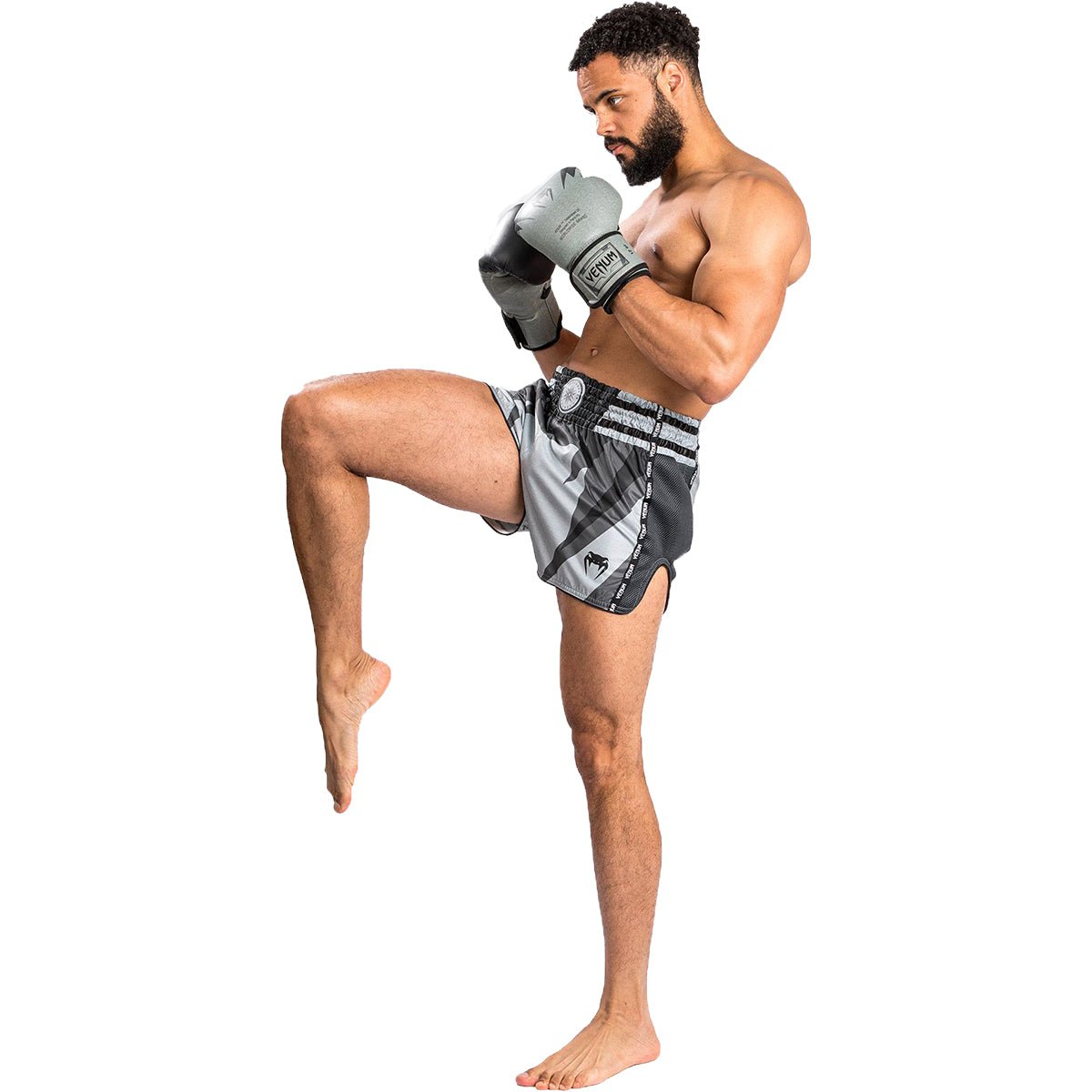 Venum Stone Muay Thai Shorts - Mineral Green - Forza Sports