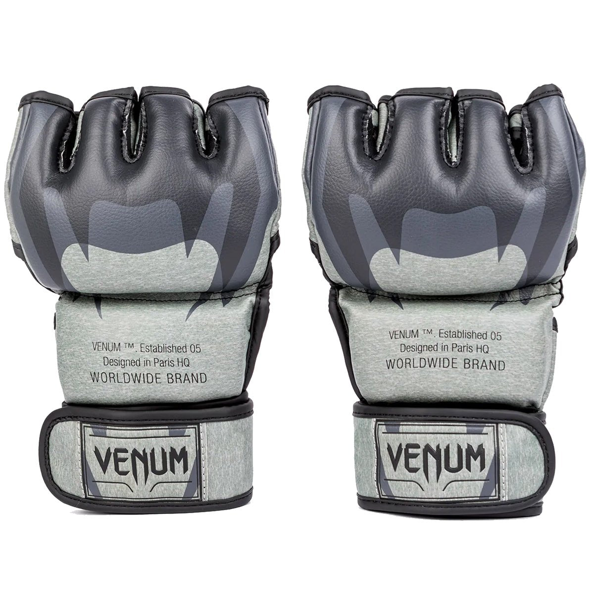 Venum Stone Hook and Loop MMA Gloves - Mineral Green - Forza Sports