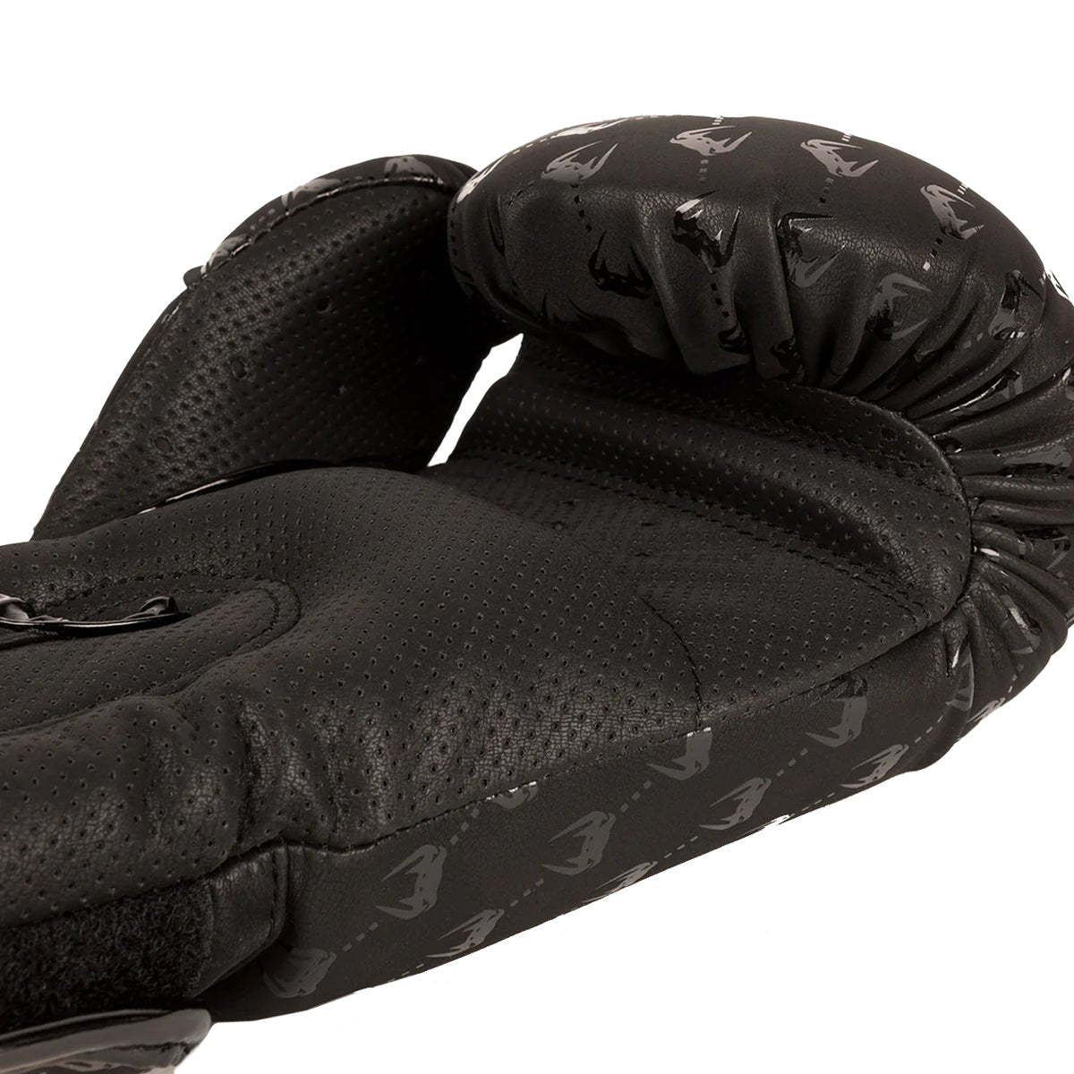 Venum Impact Monogram Hook and Loop Boxing Gloves - Black/Pink/Gold - Forza Sports