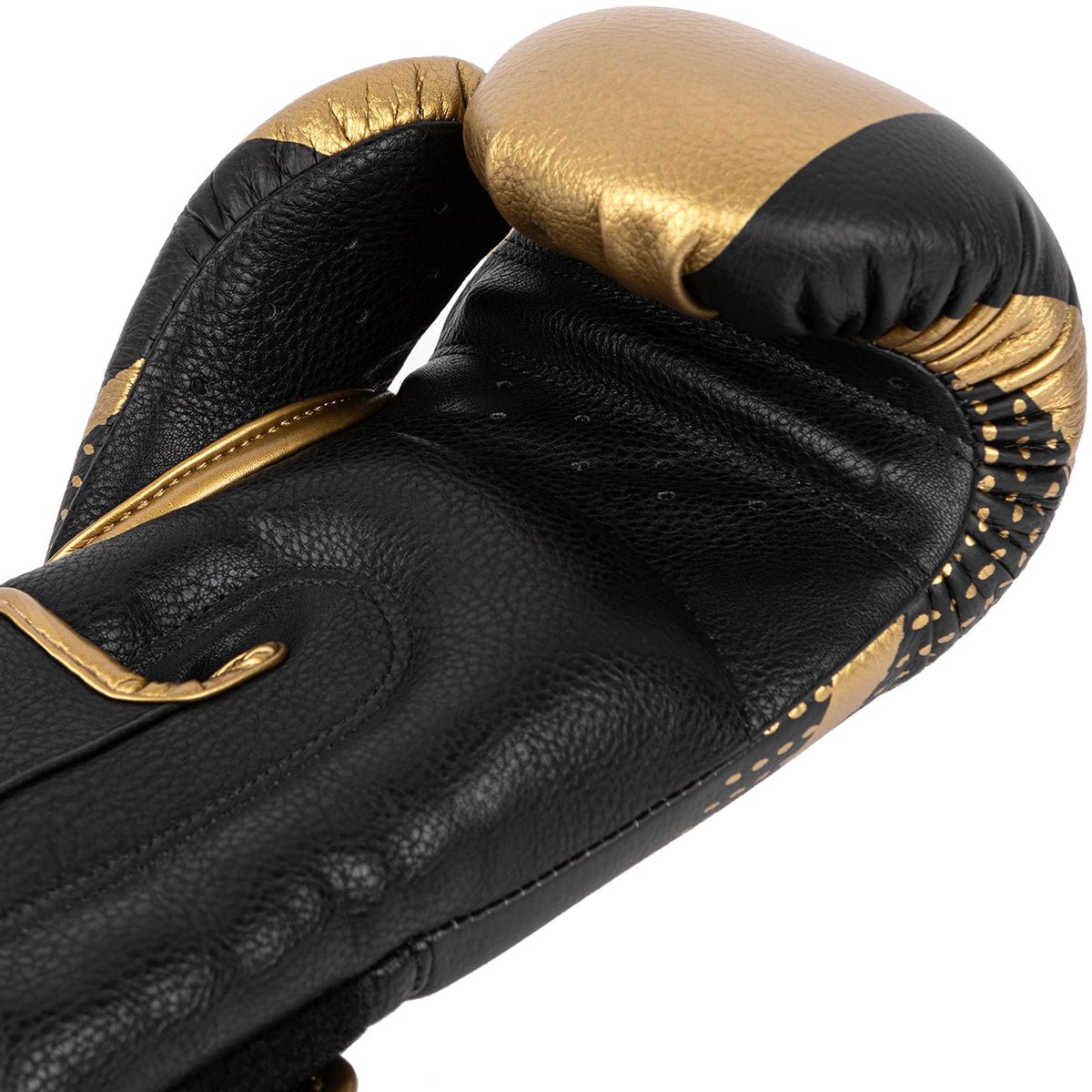 Venum Lightning Hook and Loop Boxing Gloves - Gold/Black - Forza Sports