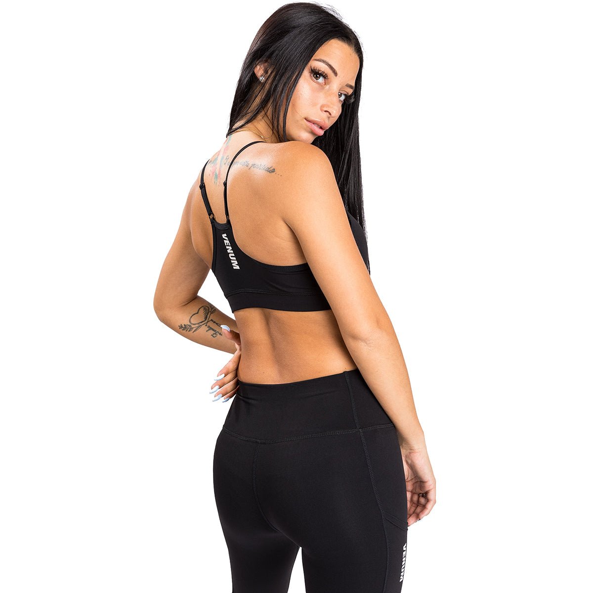 Venum Essential Low Impact Sports Bra - Black - Forza Sports