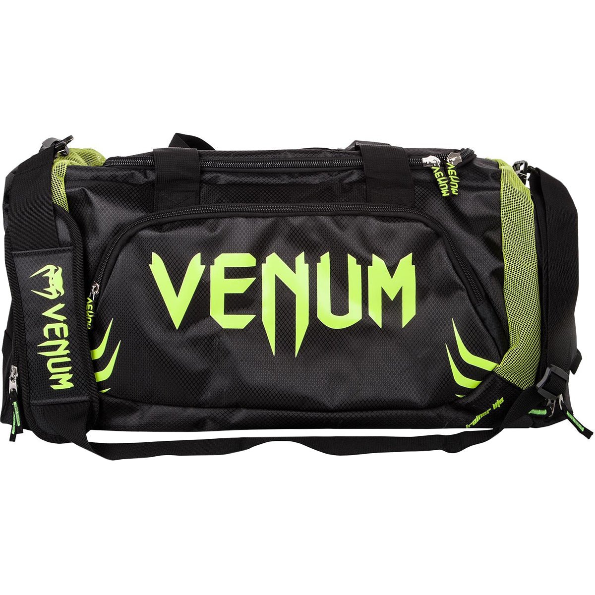 Venum Trainer Lite Sport Duffel Bag - Black/Neon Yellow - Forza Sports