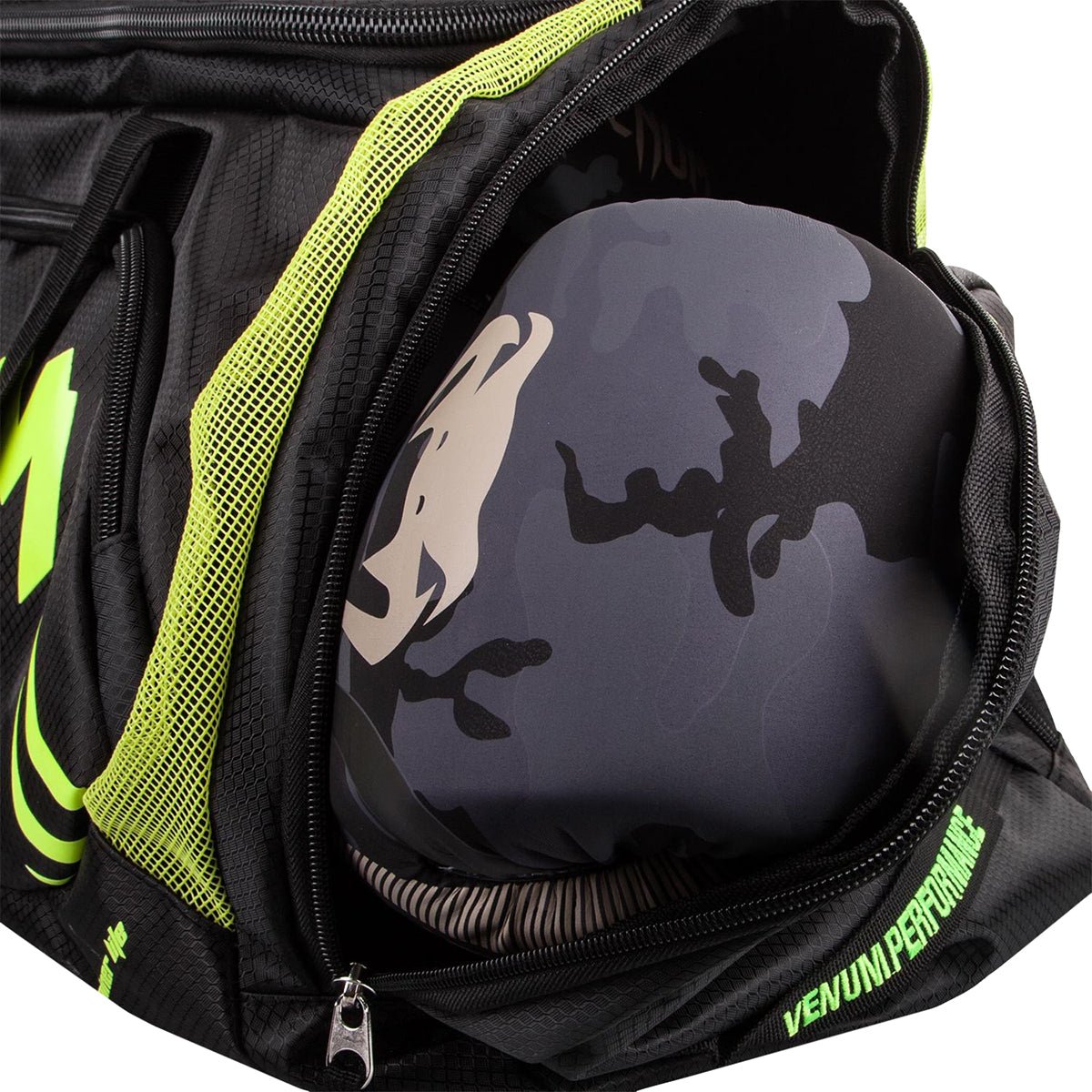 Venum Trainer Lite Sport Duffel Bag - Black/Neon Yellow - Forza Sports
