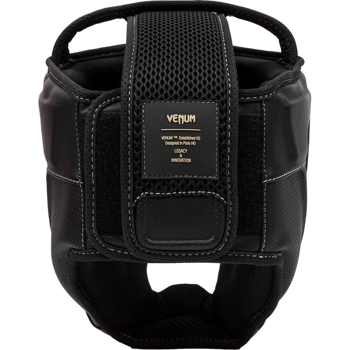 Venum Impact EVO Boxing and MMA Headgear - Black/Beige - Forza Sports