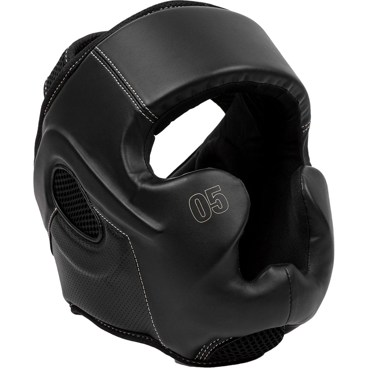 Venum Impact EVO Boxing and MMA Headgear - Black/Beige - Forza Sports