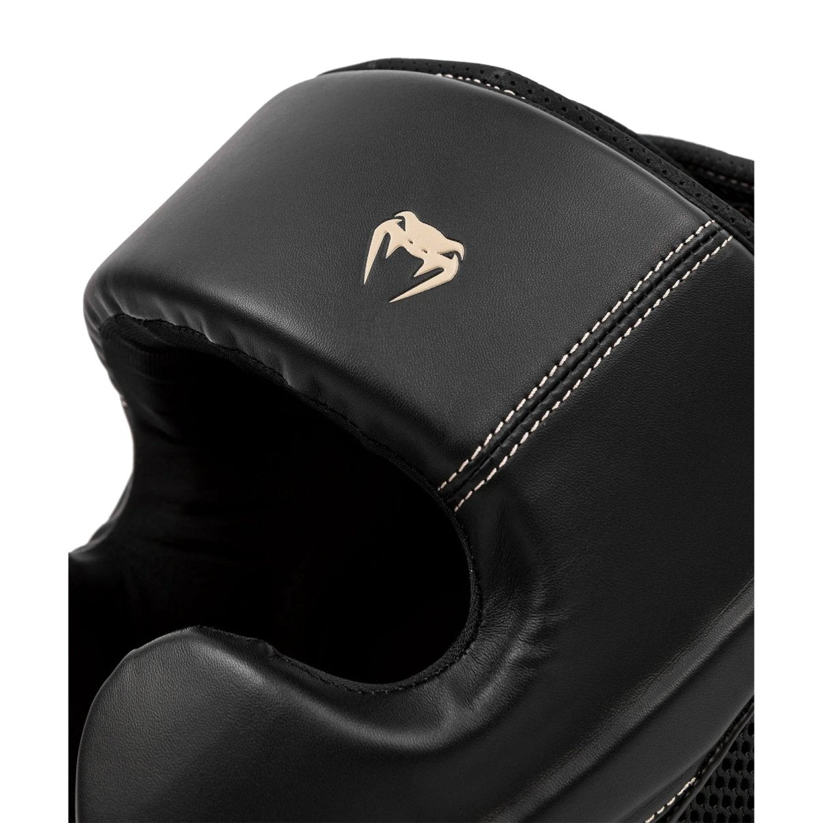 Venum Impact EVO Boxing and MMA Headgear - Black/Beige - Forza Sports