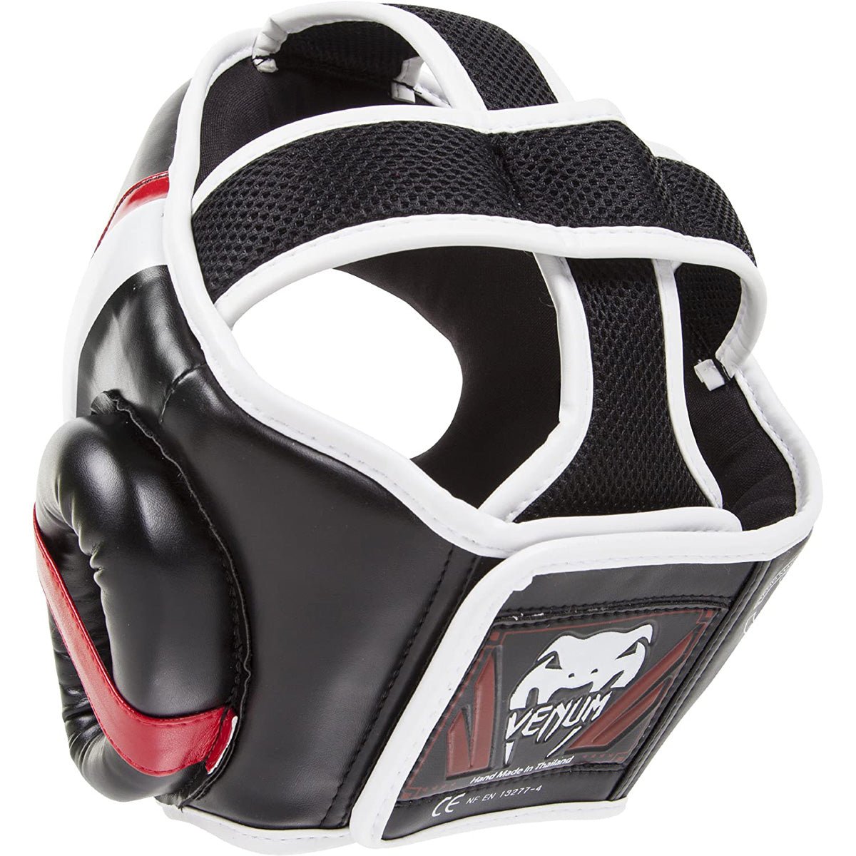 Venum Elite Headgear - Black/Red/Gray - Forza Sports