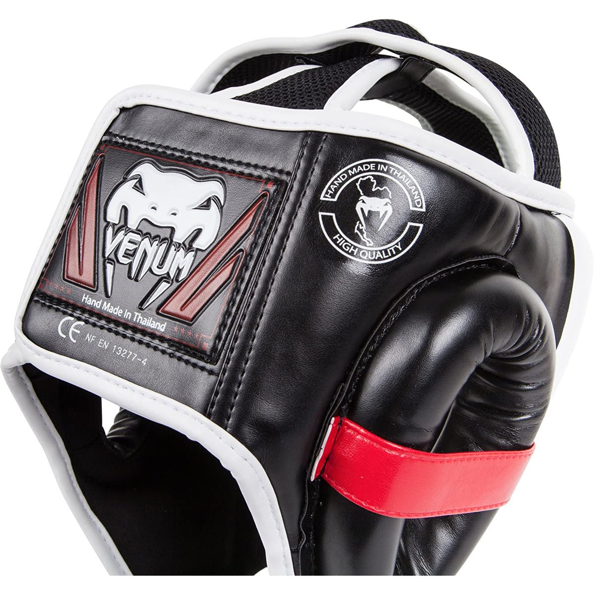 Venum Elite Headgear - Black/Red/Gray - Forza Sports