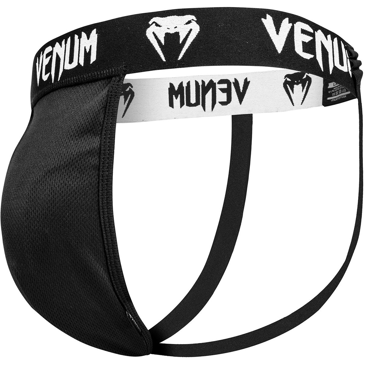 Venum Competitor Titanium Series Groin Guard and Support - Black/Silver
