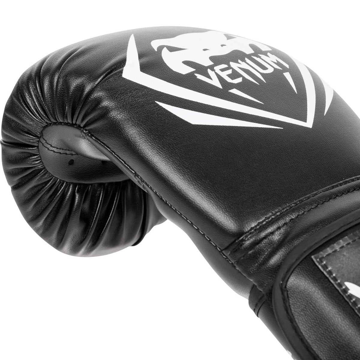 Venum Synthetic Leather Contender Boxing Gloves - Black - Forza Sports