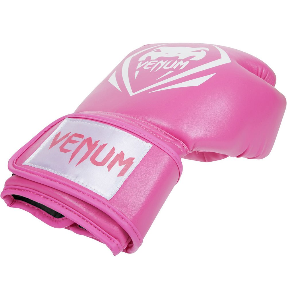 Venum Contender Hook and Loop Training Boxing Gloves - Pink - Forza Sports