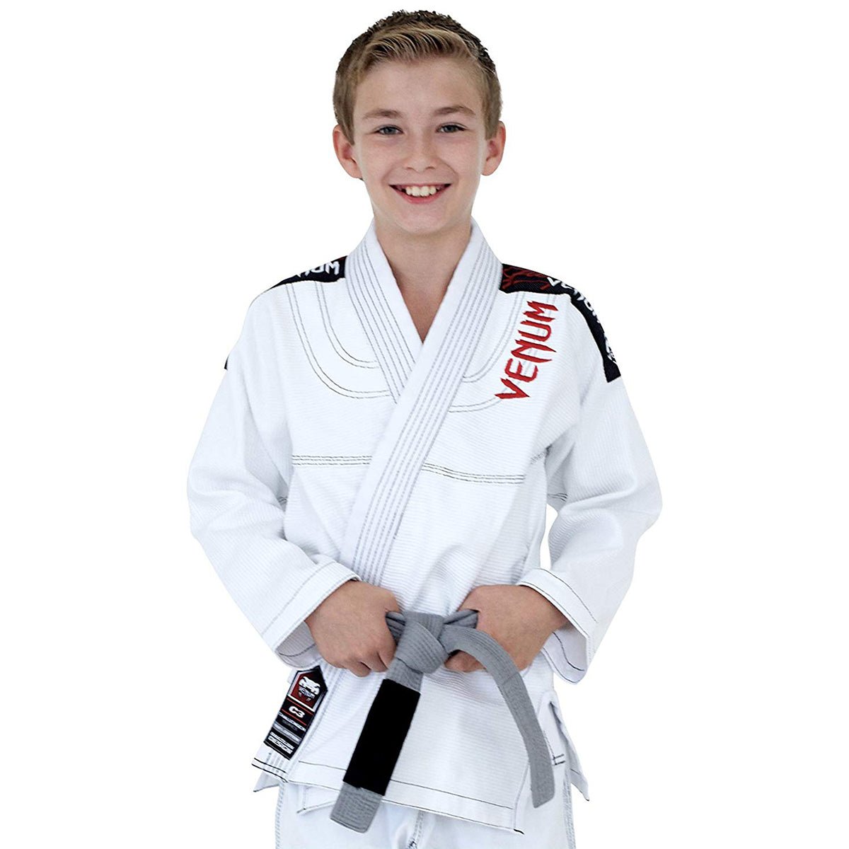 Venum Challenger 2.0 Kid's BJJ GI - White - Forza Sports