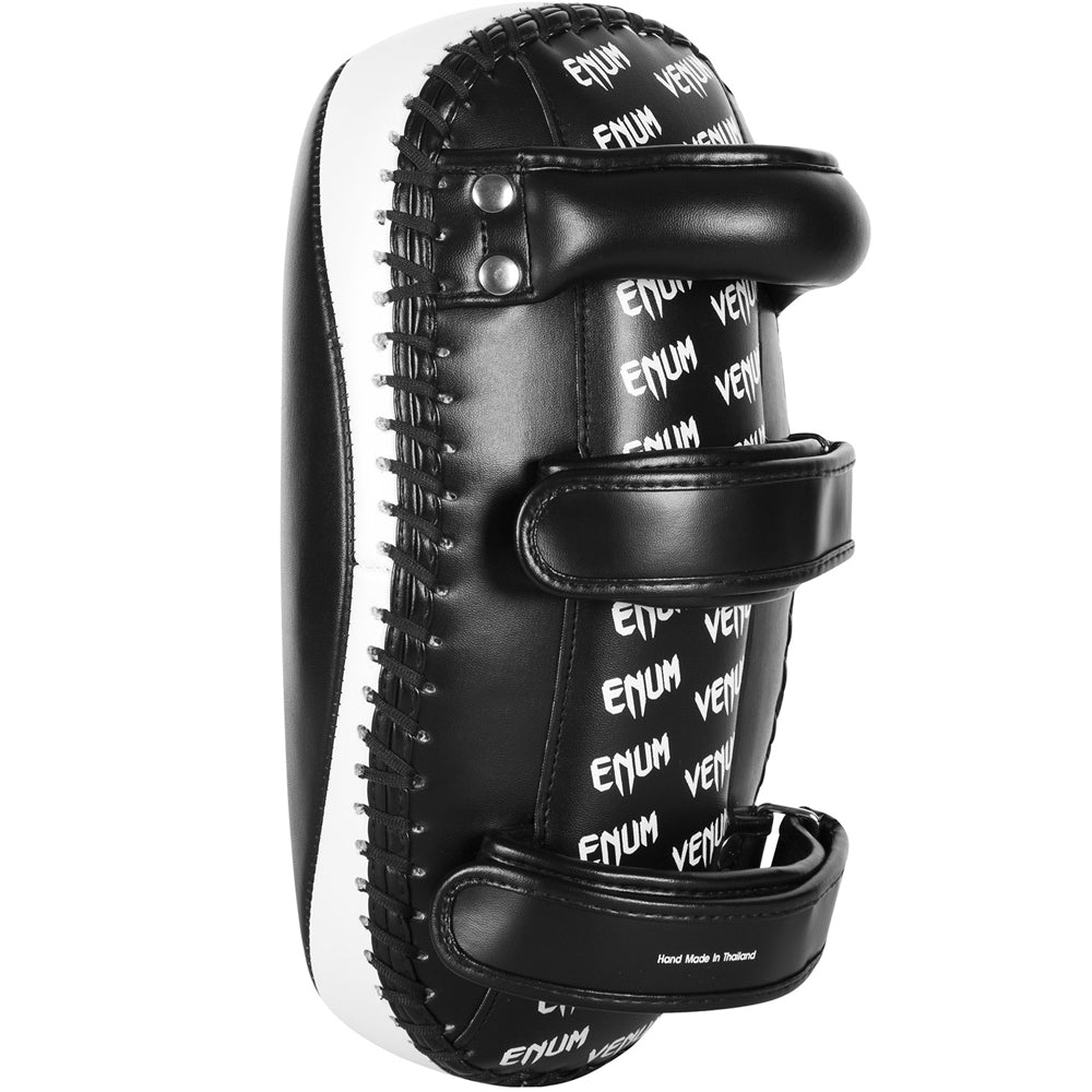 Venum Skintex Leather Light Kick Pad Pair - Black/Ice - Forza Sports