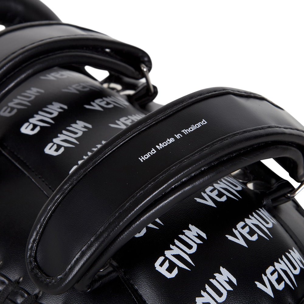 Venum Skintex Leather Light Kick Pad Pair - Black/Ice - Forza Sports