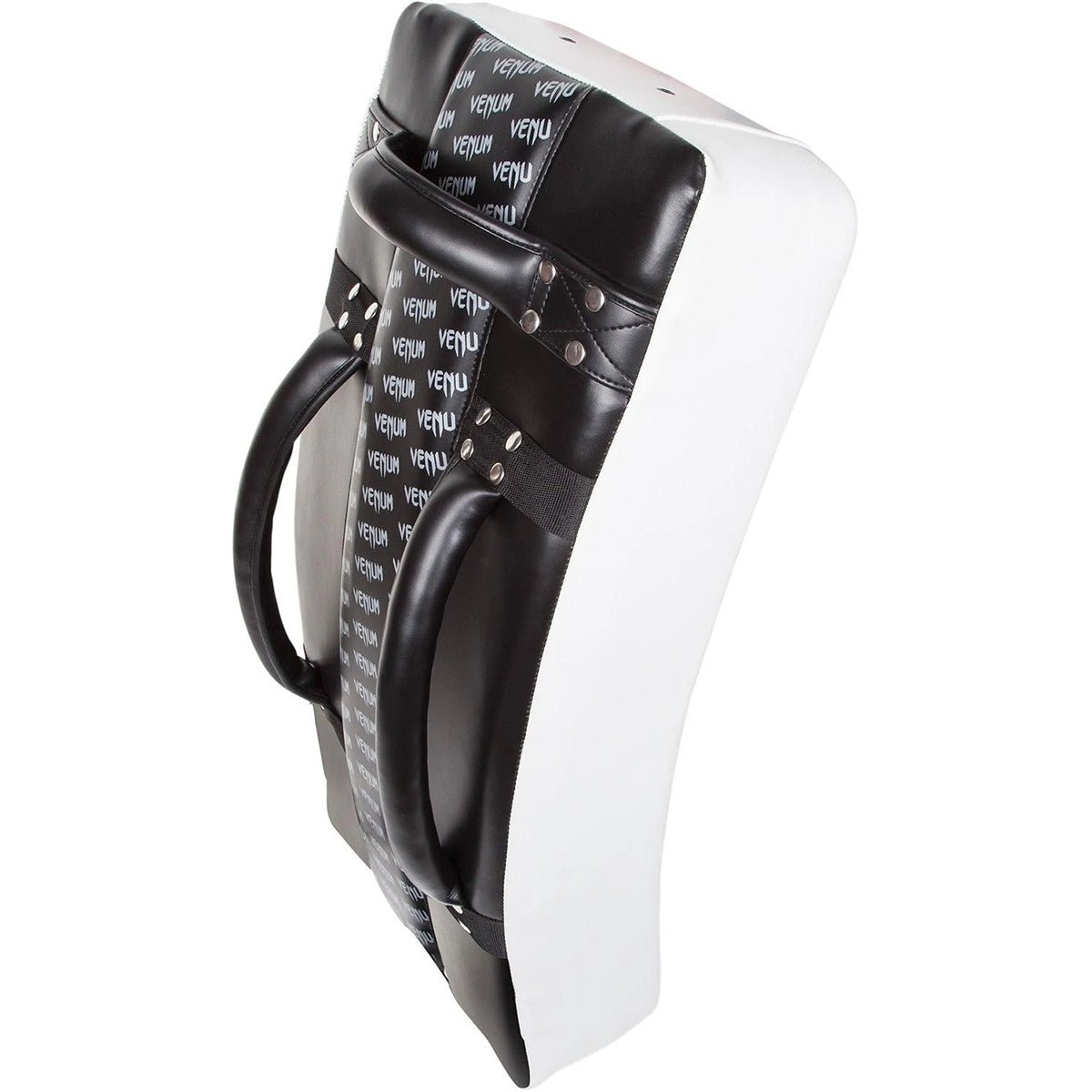 Venum Absolute Long Kick Shield - Black/White - Forza Sports