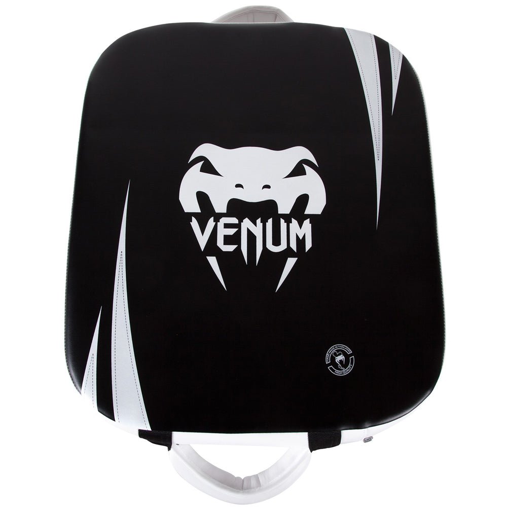 Venum Absolute Skintex Leather Square Kick Shield - Black/Ice - Forza Sports
