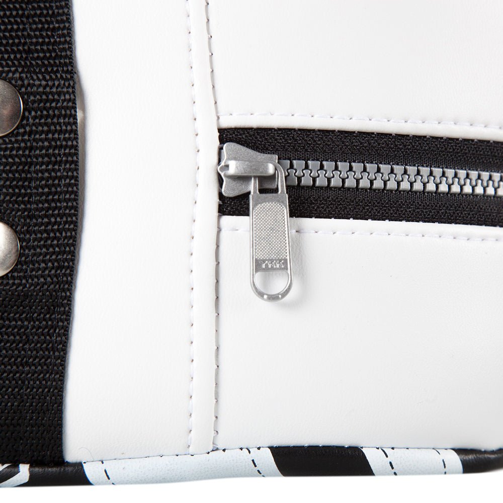 Venum Absolute Skintex Leather Square Kick Shield - Black/Ice - Forza Sports