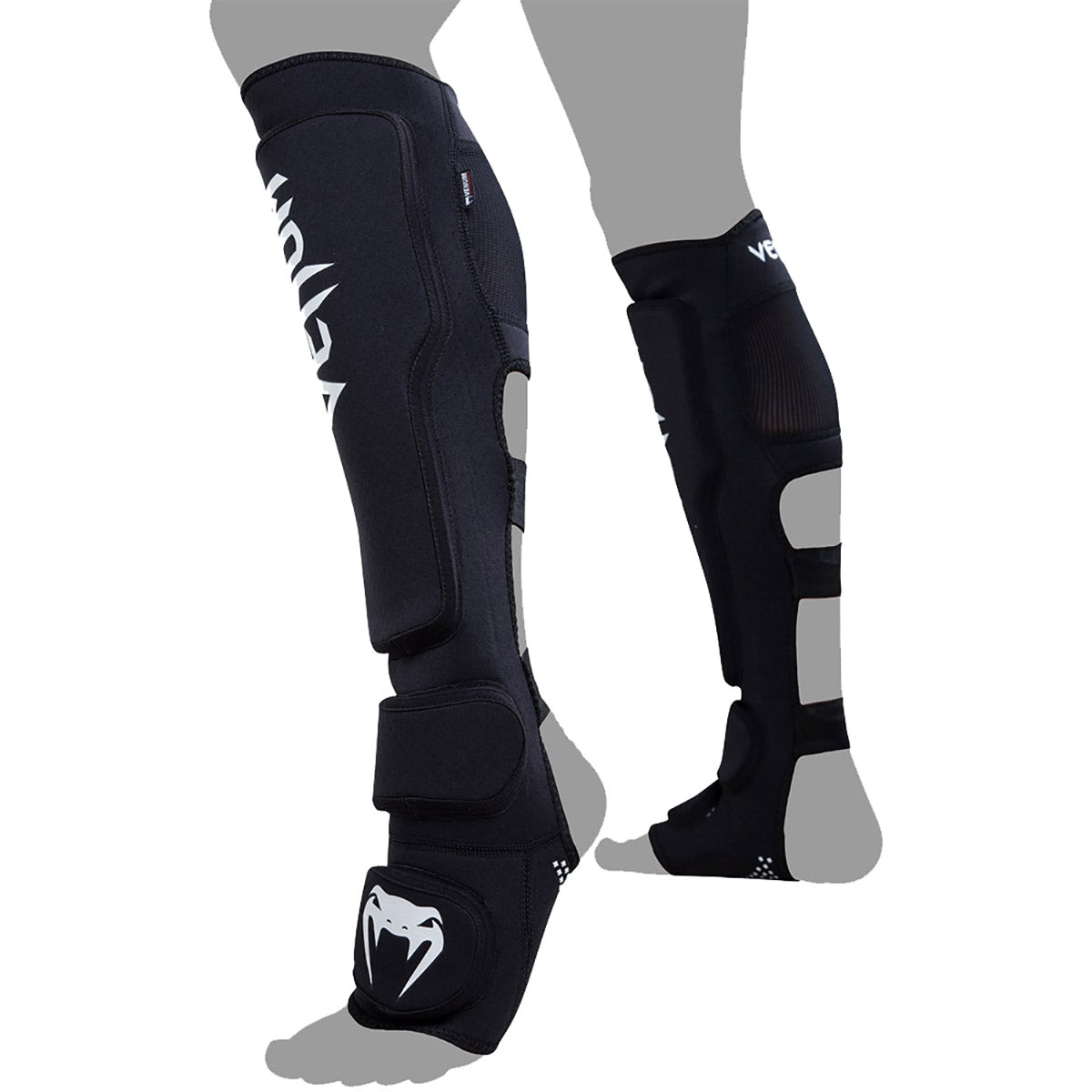 Venum Kontact Evo Shin Guards - Black - Forza Sports