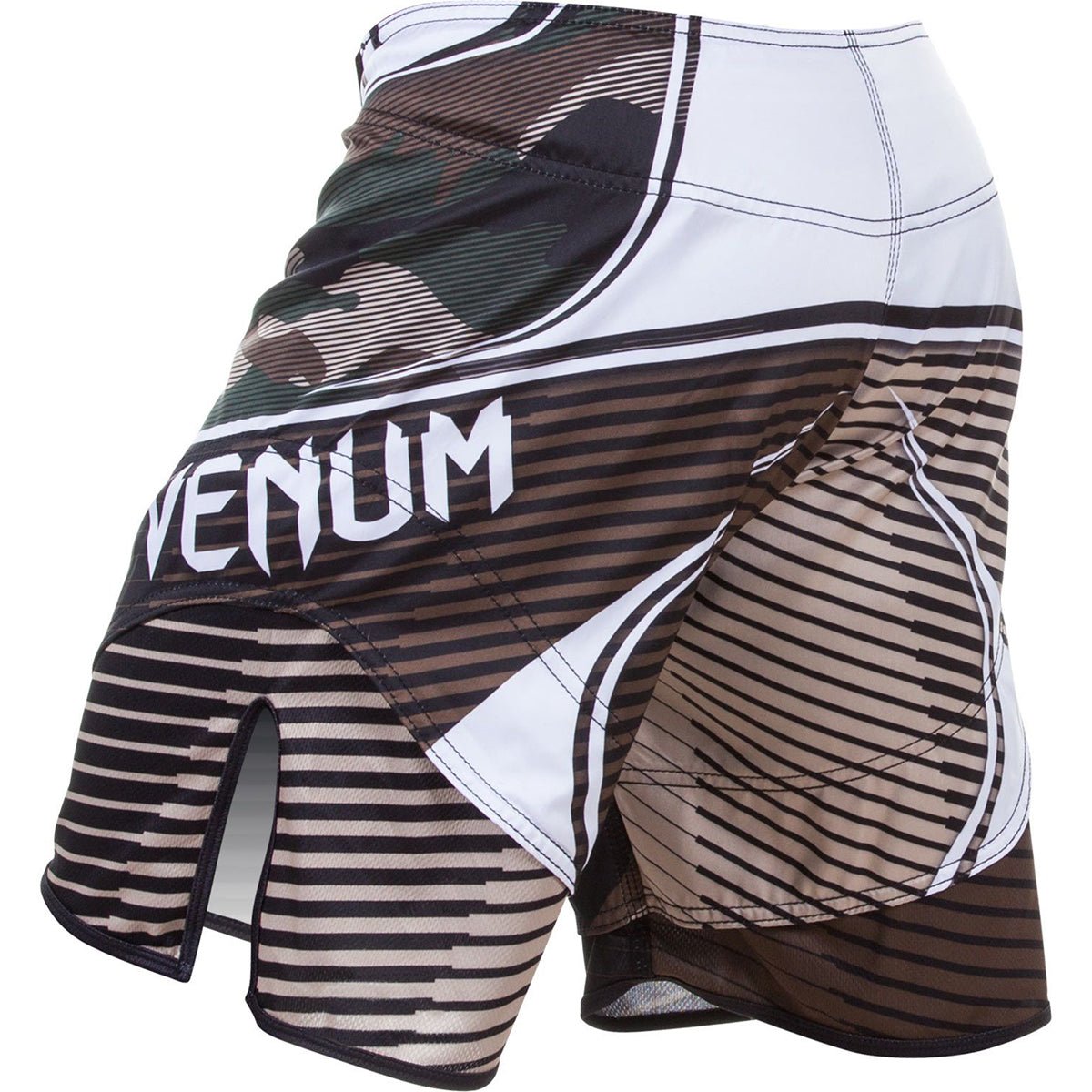 Venum Camo Hero 3 - Way Vault MMA Fight Shorts - Green/Brown - Forza Sports