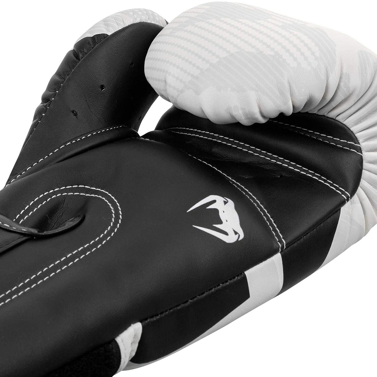 Venum Elite Hook and Loop Training Boxing Gloves - White/Camo - Forza Sports