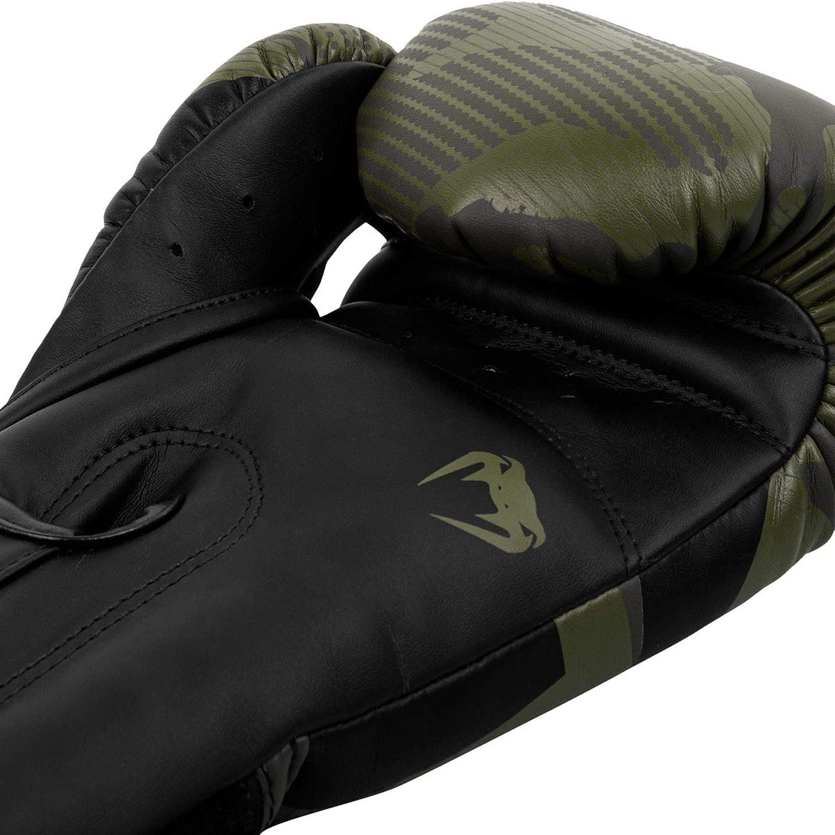 Venum Elite Hook and Loop Boxing Gloves - Khaki/Camo - Forza Sports