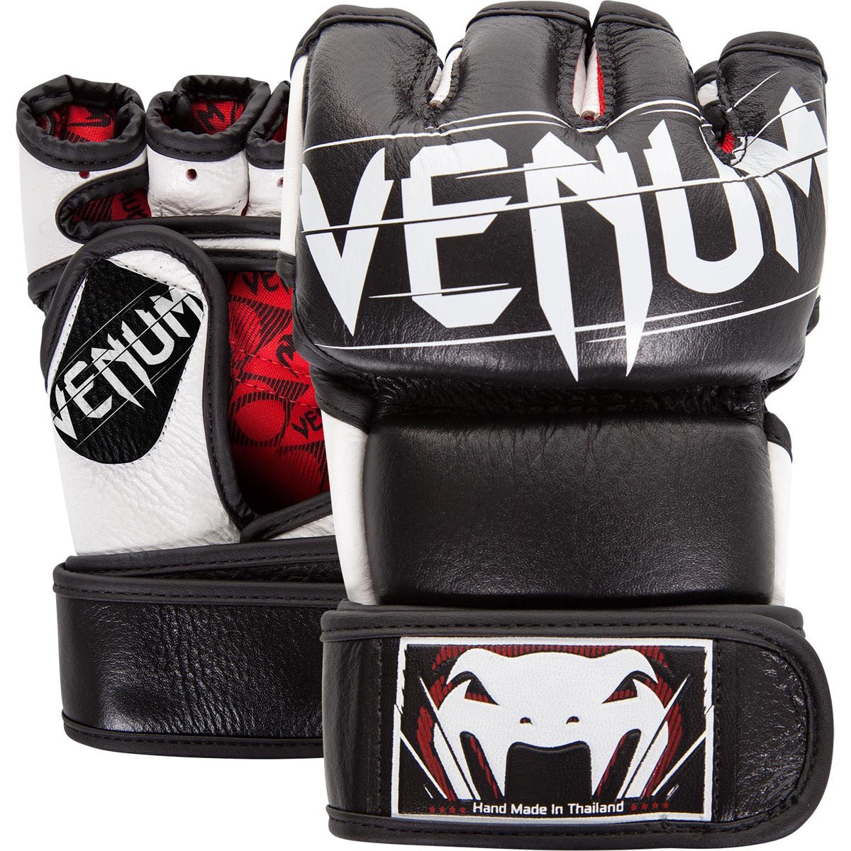 Venum Undisputed 2.0 Nappa Leather MMA Gloves - Black - Forza Sports