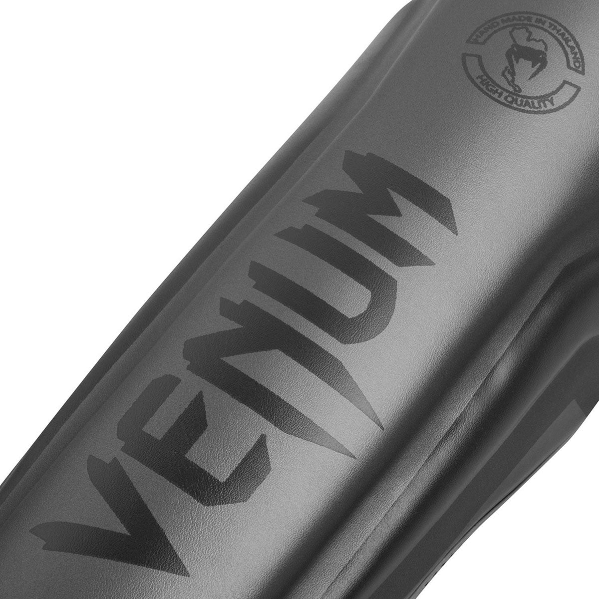 Venum Elite Lightweight Standup Protective MMA Shin Guards - Gray/Gray - Forza Sports