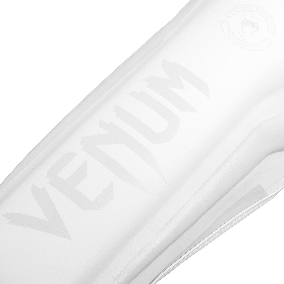 Venum Elite Lightweight Standup Protective MMA Shin Guards - White/White - Forza Sports