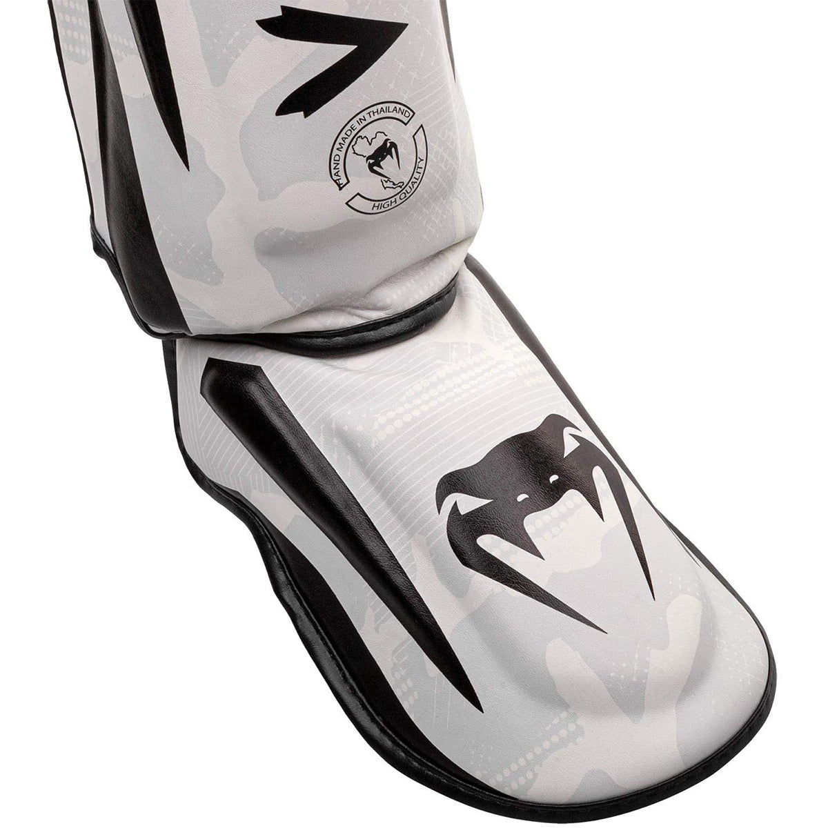 Venum Elite Protective MMA Shin Instep Guards - White/Camo - Forza Sports