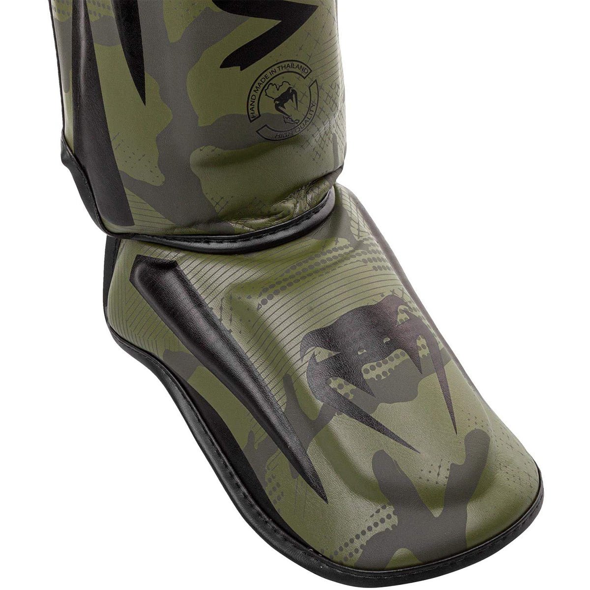 Venum Elite Protective MMA Shin Instep Guards - Khaki/Camo - Forza Sports