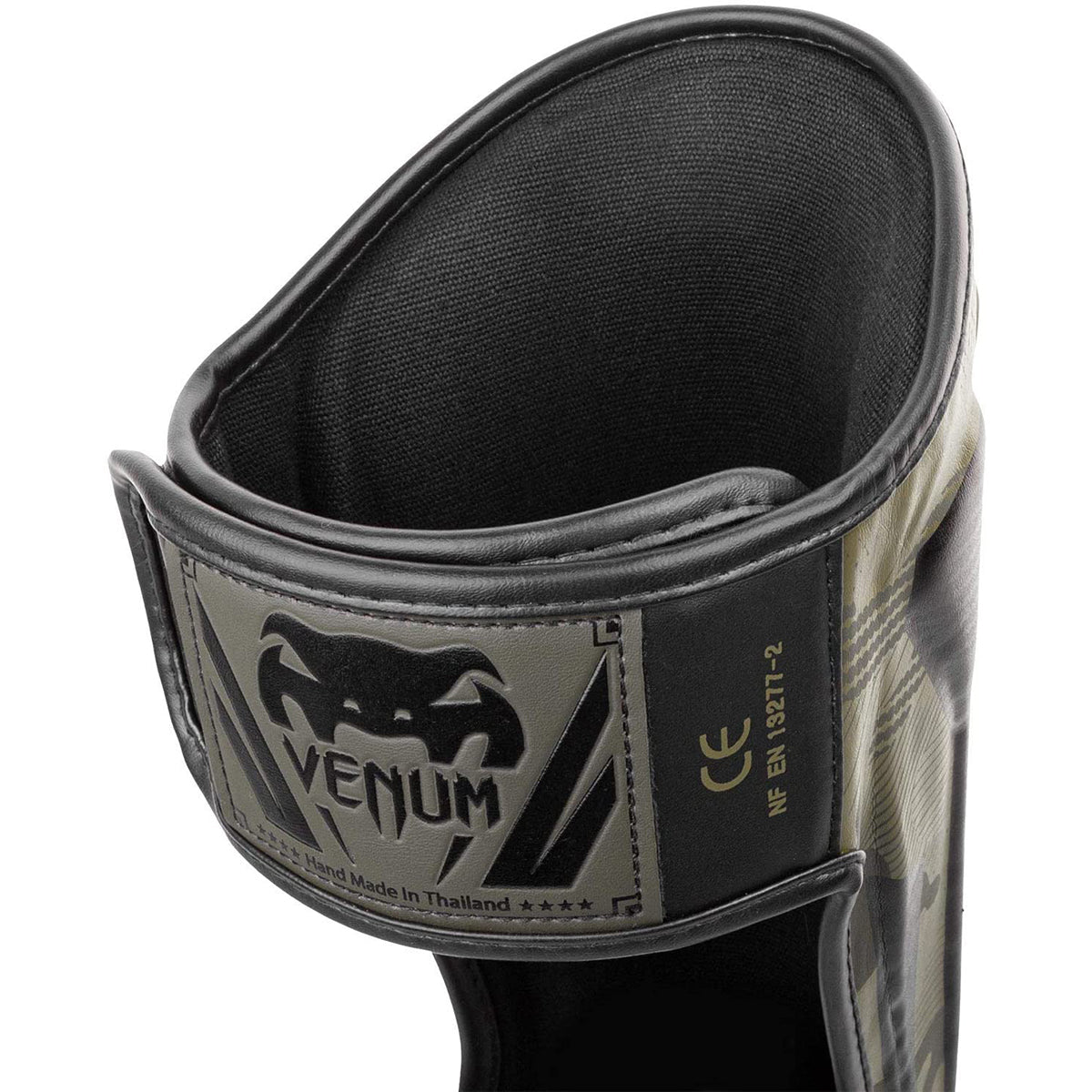 Venum Elite Protective MMA Shin Instep Guards - Khaki/Camo - Forza Sports