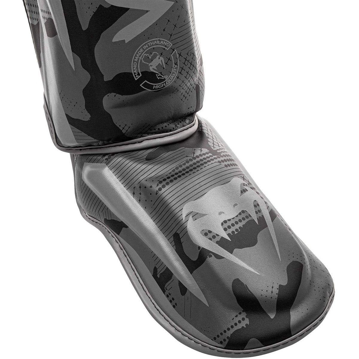 Venum Elite Protective MMA Shin Instep Guards - Black/Dark Camo - Forza Sports