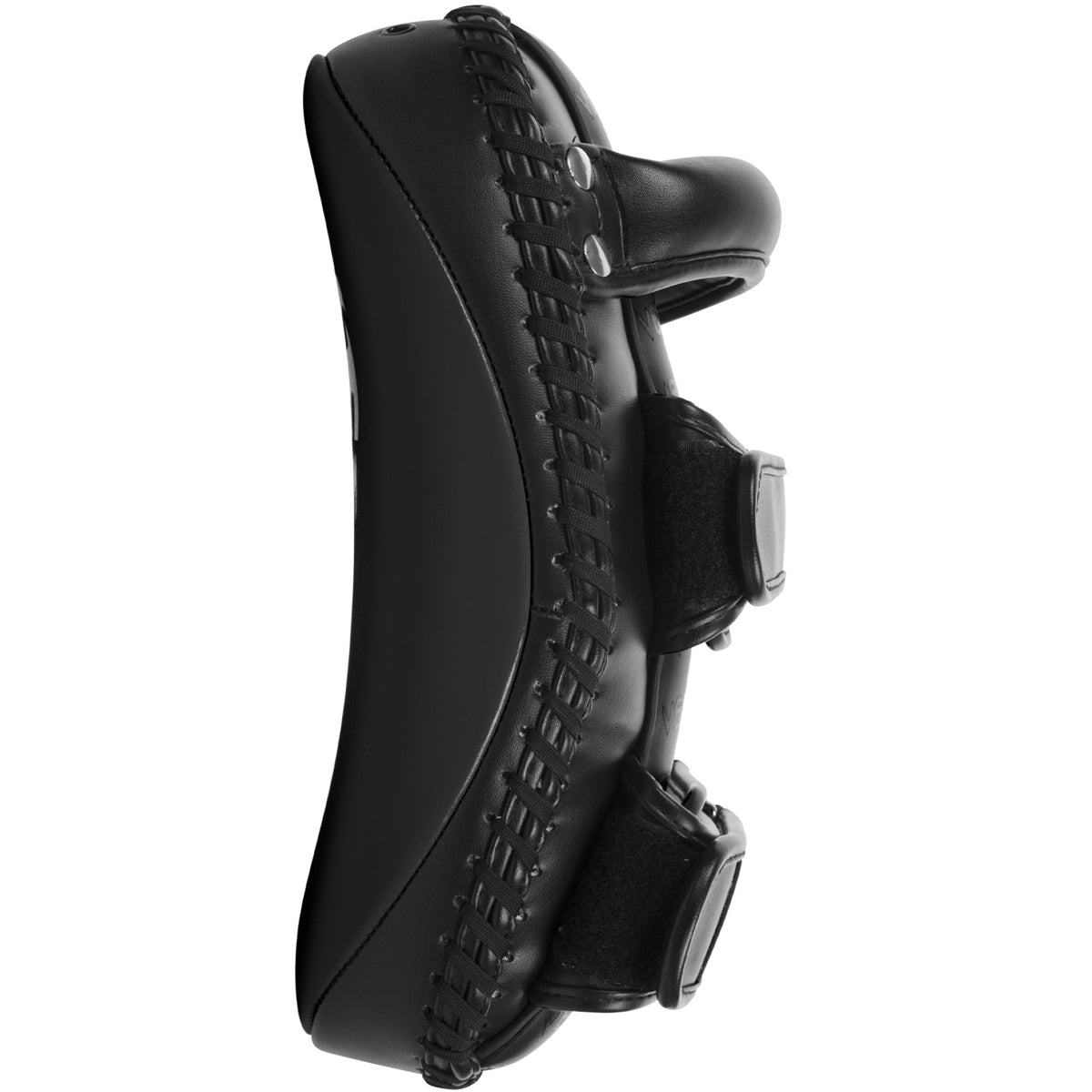 Venum Skintex Leather Curved Light Kick Pads - Matte/Black - Forza Sports