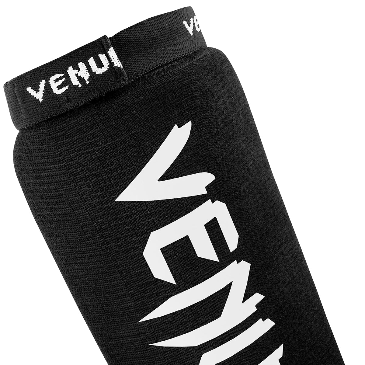 Venum Kontact Protective Slip-On MMA Shin Guards - Black Venum