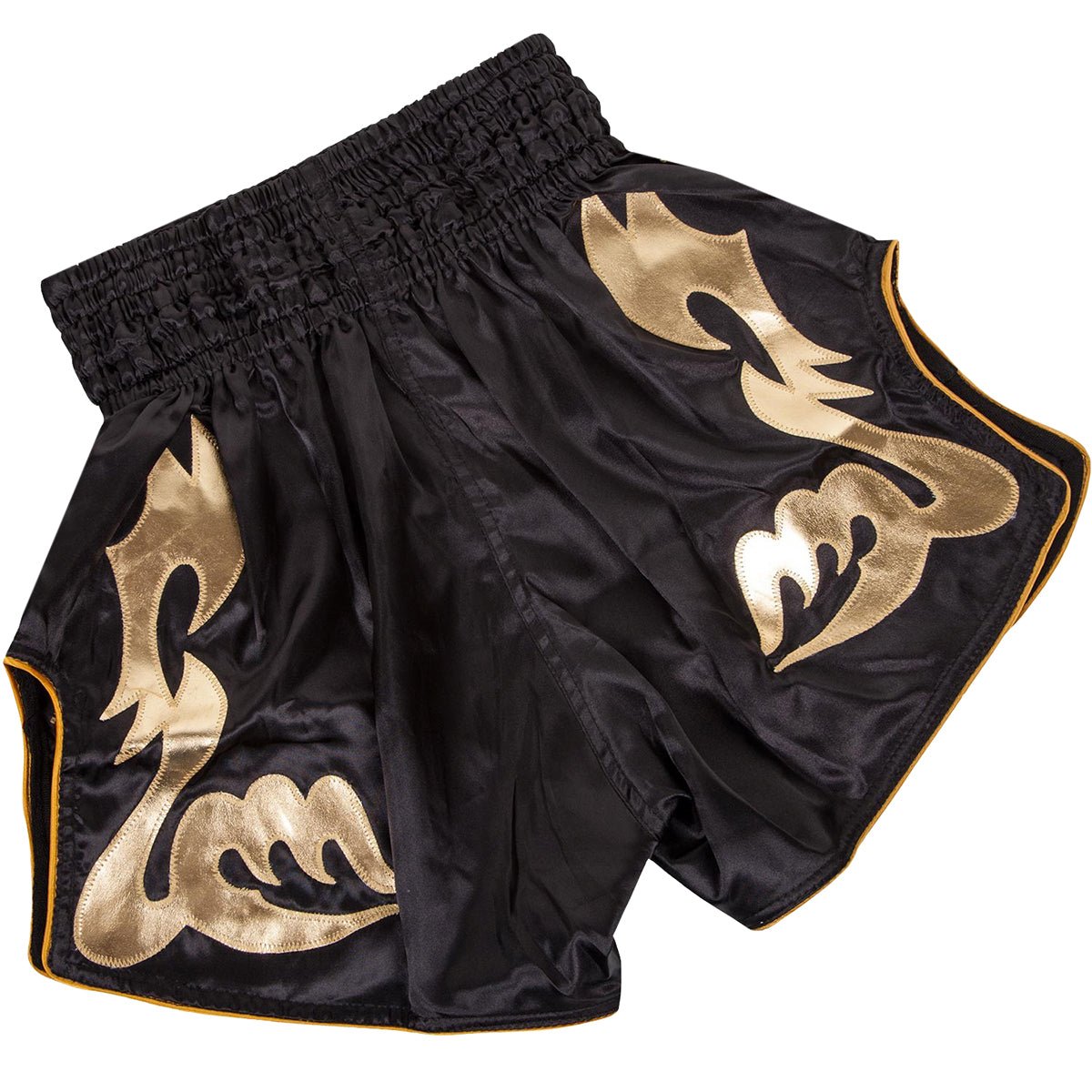 Venum Bangkok Inferno Muay Thai Shorts - Black/Gold - Forza Sports