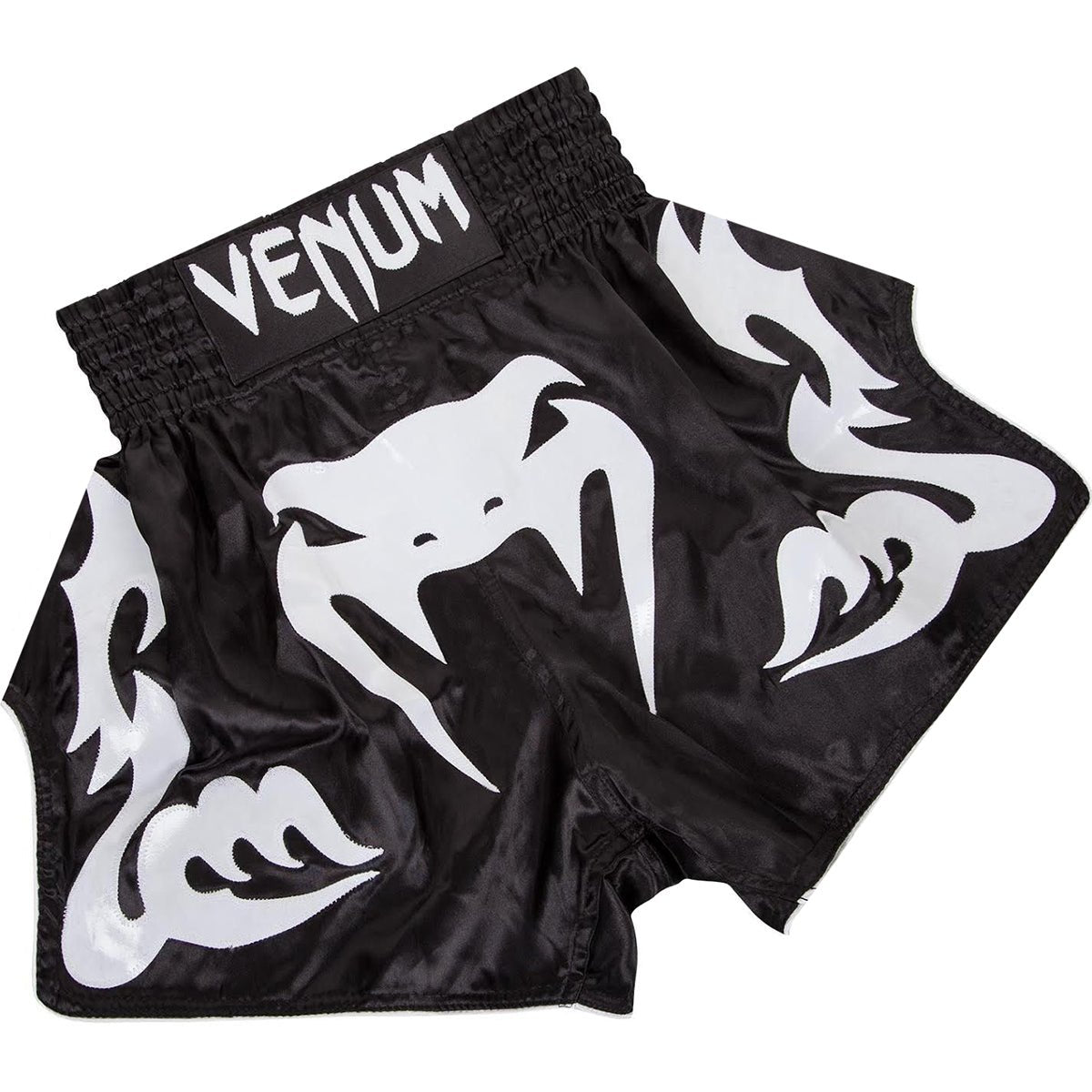 Venum Bangkok Inferno Muay Thai Shorts - Black/White - Forza Sports