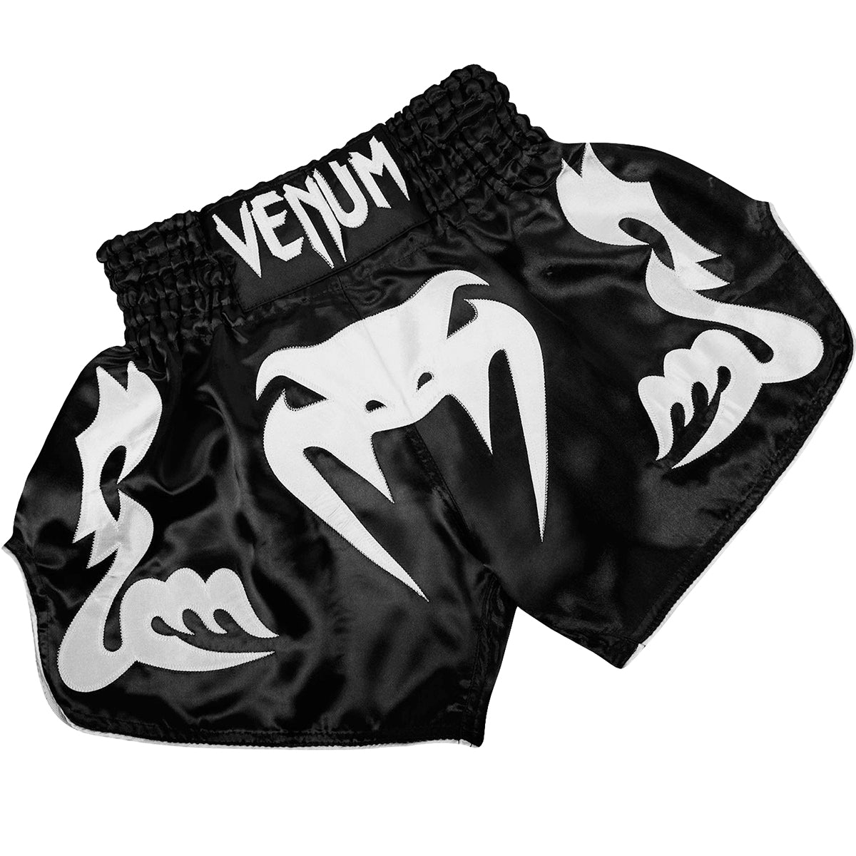 Venum Bangkok Inferno Muay Thai Shorts - Black/White - Forza Sports
