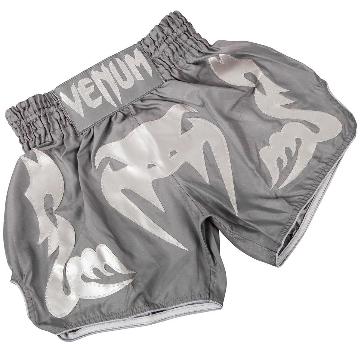 Venum Bangkok Inferno Muay Thai Shorts - Gray/Gray Venum