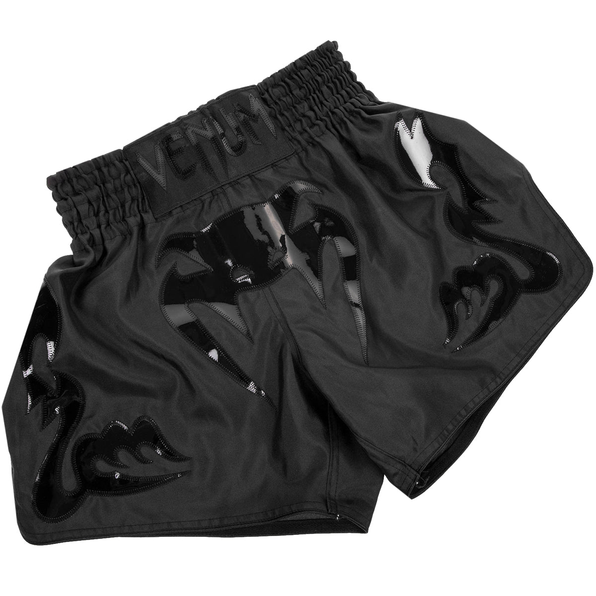 Venum Bangkok Inferno Muay Thai Shorts - Matte/Black - Forza Sports